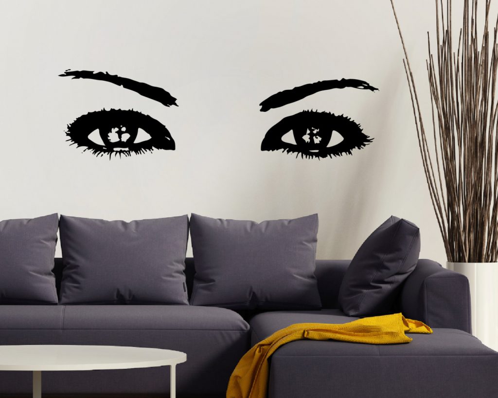 Eyes Wall Art - Eyes Art - Eye Stickers - Eye Wall Sticker - Wall ...