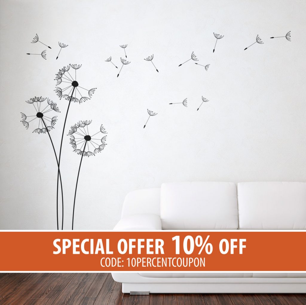 Flower Sticker Flower Wall Stickers Nursery Flower Wall Sticker