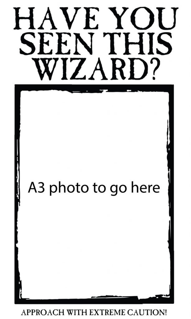 Have You Seen This Wizard Wanted Poster Sticker, Wizard Wanted Sticker