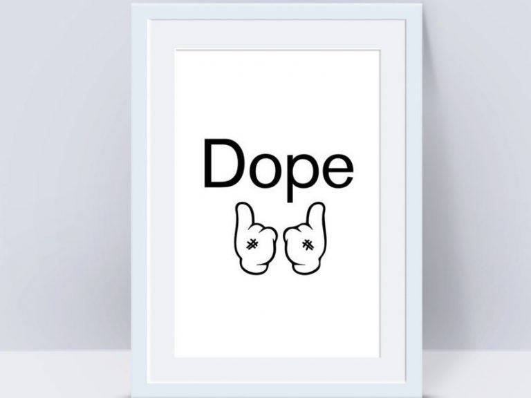 Dope Wall Art Tumblr Wall Art Teen Wall Art Urban Artwork