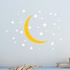 Moon and Stars Nursery Wall Sticker - Moon and Stars Wall Art - Nursery Wall Stickers