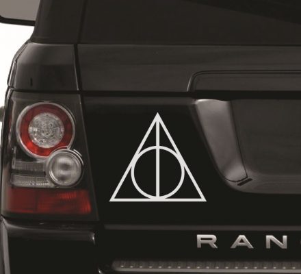 Deathly Hallows Sticker - Urban Artwork