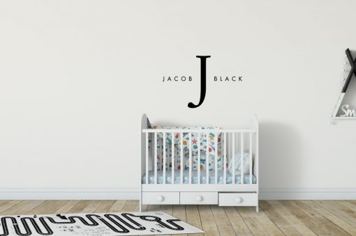 Designer Baby Name Sticker