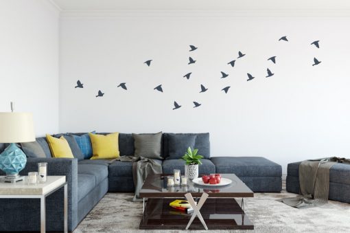 flock of birds wall sticker
