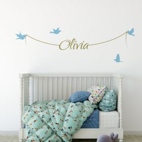 Girls Name on String 1f Wall Sticker