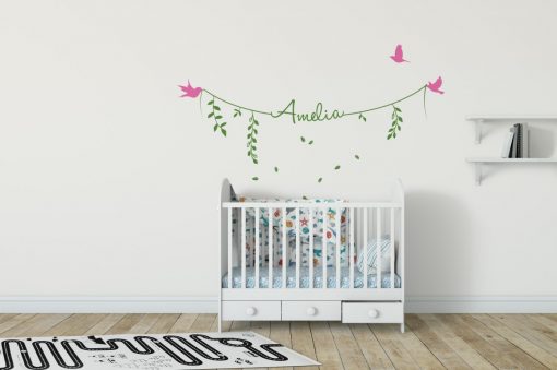 Girls Name on String 2a Wall Sticker