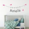 Girls Name on String 3f Wall Sticker