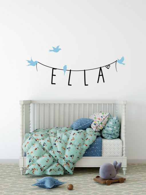 Girls Name on String 4f Wall Sticker