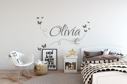 Girls Name on String 7d Wall Sticker