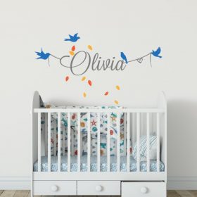 Girls Name on String 8a2 Wall Sticker
