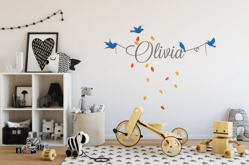 Girls Name on String 8d Wall Sticker
