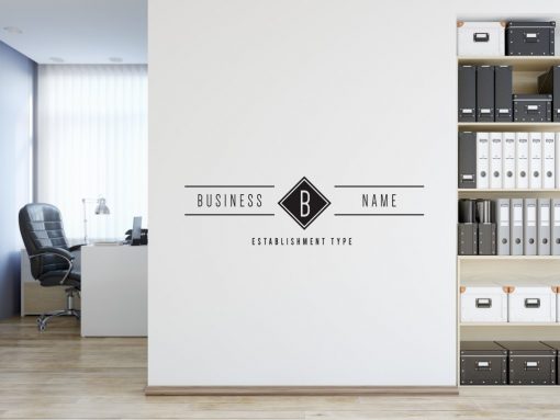 Personalised Signs no11 - Wall Stickers Business Signs 2