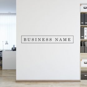 Personalised Signs no12 - Wall Stickers Business Signs 2