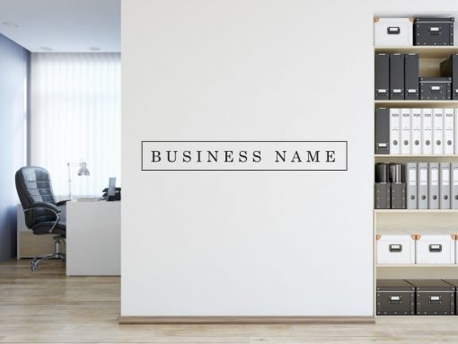 Personalised Signs no12 - Wall Stickers Business Signs 2
