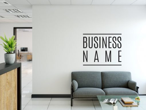 Personalised Signs no13 - Wall Stickers Business Signs 1