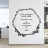 Personalised Signs no160 - Wall Stickers Business Signs 2