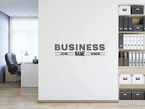 Personalised Signs no171 - Wall Stickers Business Signs 2