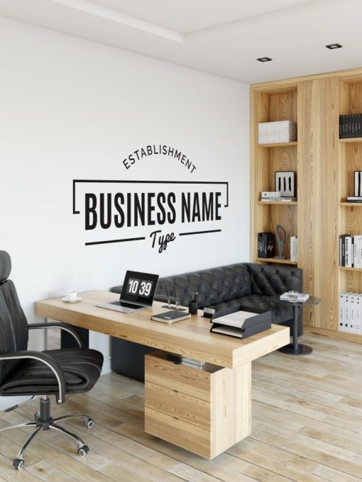 Personalised Signs no8 - Wall Stickers Business Signs 2