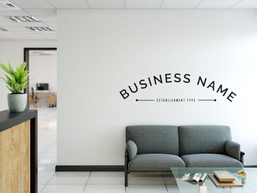 Personalised Signs no9 - Wall Stickers Business Signs 1