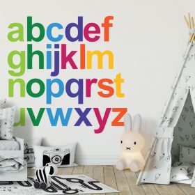 Rainbow Alphabet 1b Wall Sticker
