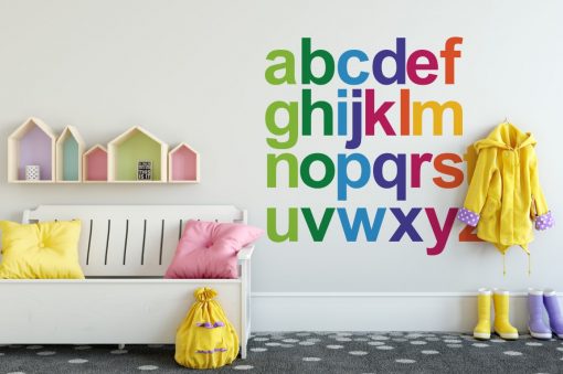 Rainbow Alphabet 1d Wall Sticker