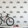 bicycle wall pattern 1i Wall Sticker