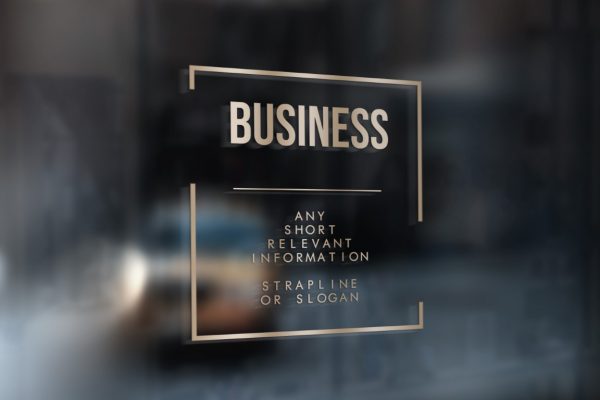 Glass Door Sticker - Design a Sign - Lots of designs to choose from v58