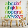 rainbow alphabet 1c Wall Sticker
