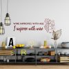wine improves with age i improve with wine 1c Wall Sticker
