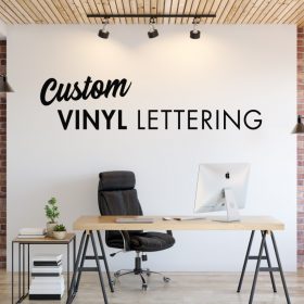 vinyl lettering wall lettering