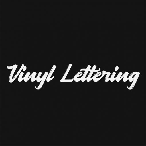 VINYL LETTERING 102-01 - Custom Car Wall Window Stickers