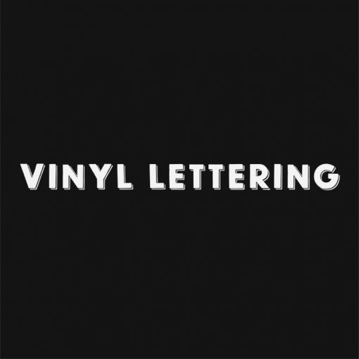 VINYL LETTERING 105-01 - Custom Car Wall Window Stickers