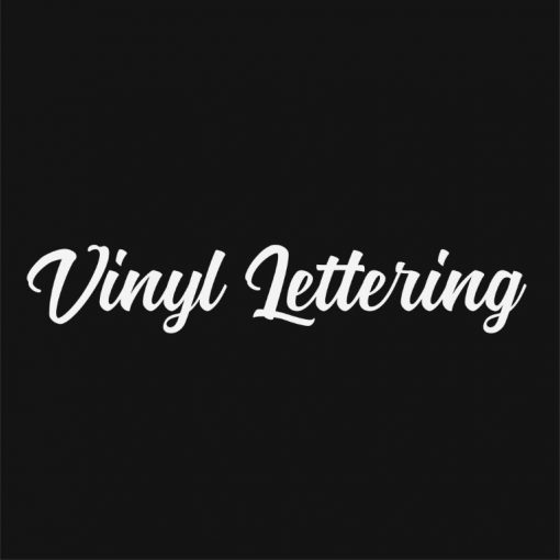 VINYL LETTERING 13-01 - Custom Car Wall Window Stickers