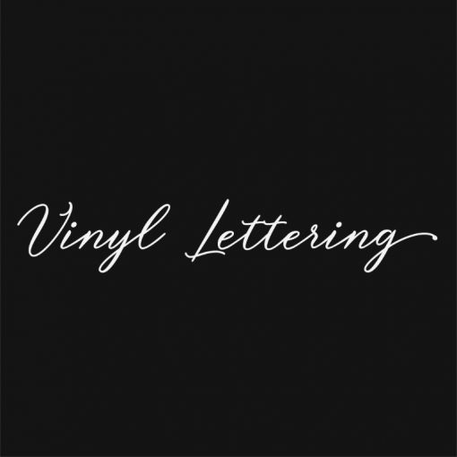 VINYL LETTERING 14-01 - Custom Car Wall Window Stickers