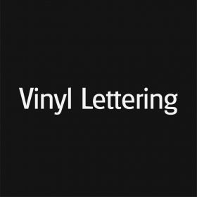 VINYL LETTERING 154-01 - Custom Car Wall Window Stickers