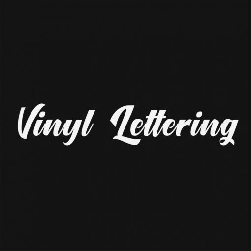 VINYL LETTERING 3-01 - Custom Car Wall Window Stickers