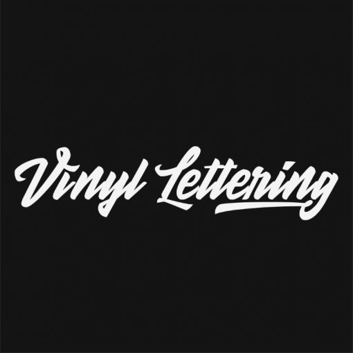 VINYL LETTERING 9-01 - Custom Car Wall Window Stickers