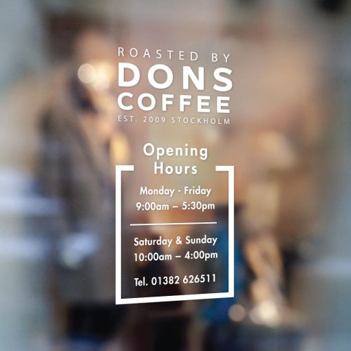 Business Hours Sign - Business Name and Hours of Operation Sign 75 - Image 2