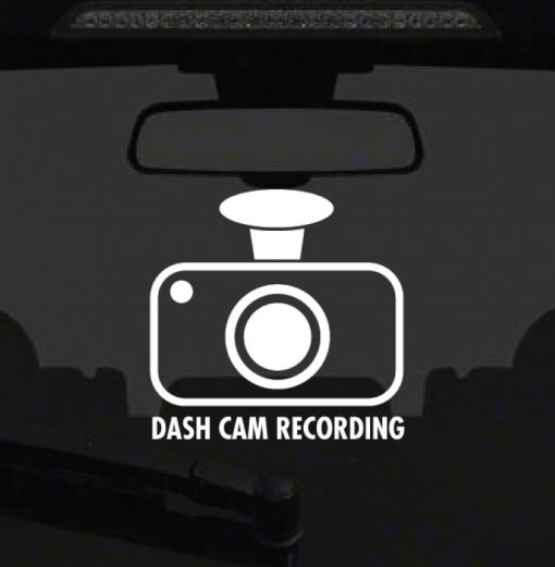 Dash Cam Sticker 3a-01 Decal