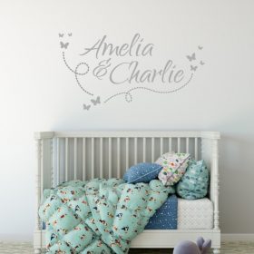 Two Name Wall Sticker 10e Decal