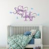 Two Name Wall Sticker 12a Decal
