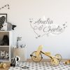 Two Name Wall Sticker 14a Decal