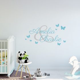Two Name Wall Sticker 3b f Decal