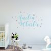 Two Name Wall Sticker 9a Decal