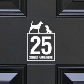 dogs house-sign-slate 117DR