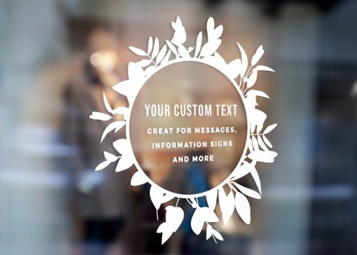 Custom Sign - Any Text Custom Made Sign Sticker Decal v24 - Image 2