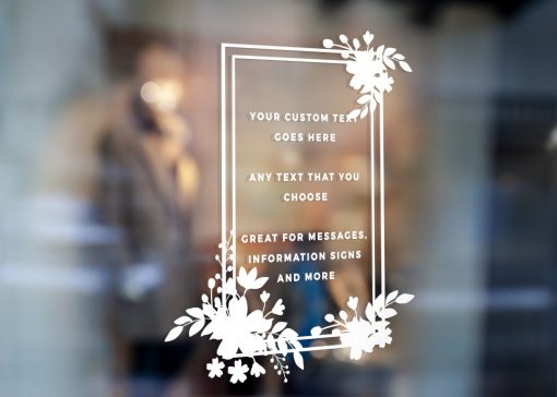 Custom Sign - Any Text Custom Made Sign Sticker Decal v25 - Image 2