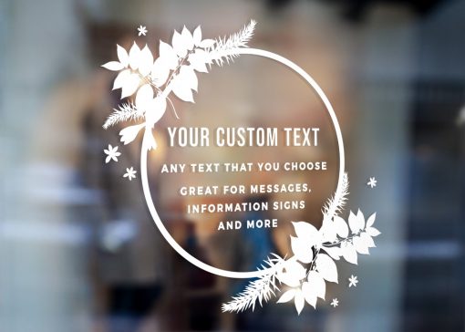 Custom Sign - Any Text Custom Made Sign Sticker Decal v30 - Image 2