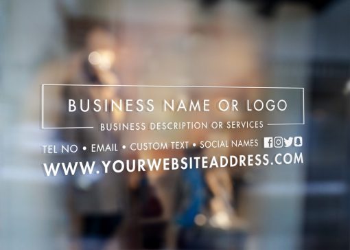 Custom Sign - Any Text Custom Made Sign Sticker Decal v32 - Image 2