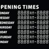 Printable Opening Times Sign v1